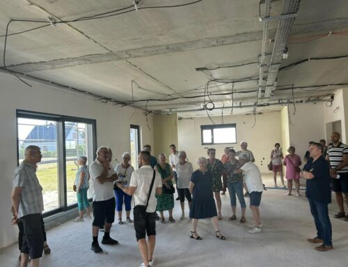 Visite du chantier de la supérette et de la résidence sénior de Schirrhein, un nouveau souffle pour le village