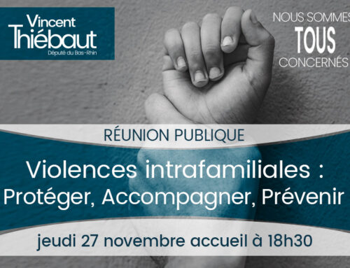 Réunion Publique « Violences Intrafamiliales » jeudi 27 novembre 2025 à Bischwiller