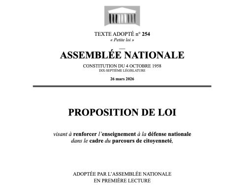 Renforcer l&rsquo;enseignement à la défense nationale